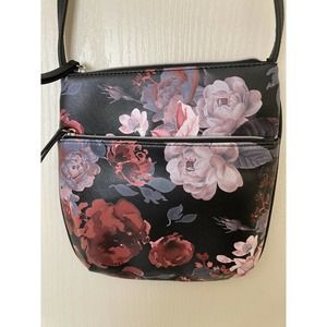 KENNETH COLE REACTION CROSSBODY PURSE FLORAL